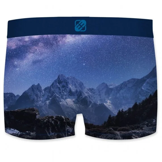 Boxer Homme Microfibre Recyclé "Paysage 2" (Boxers Homme) Freegun chez FrenchMarket