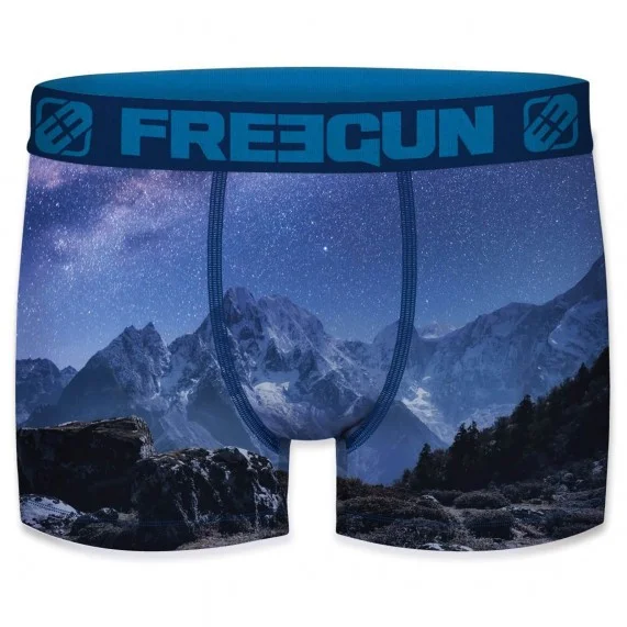 Herenset gerecyclede microvezel boxer "Landscape 2 (Boksers) Freegun chez FrenchMarket