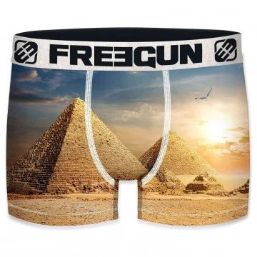 Boxer da uomo in microfibra riciclata "Landscape 2 (Boxer) Freegun chez FrenchMarket