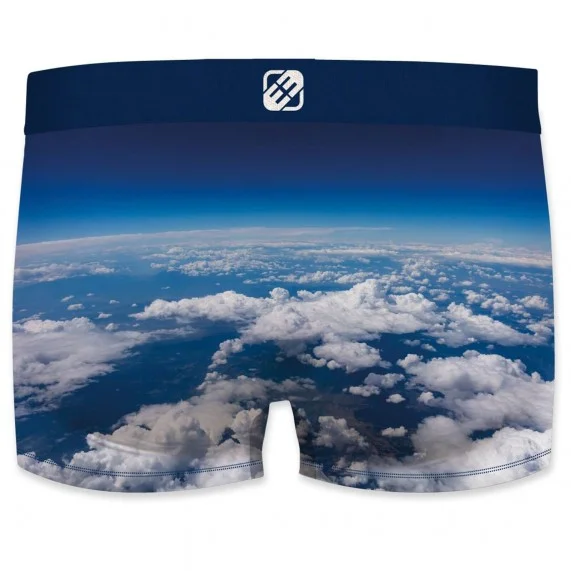 Boxer de microfibra reciclada para hombre "Landscape 2 (Boxers) Freegun chez FrenchMarket