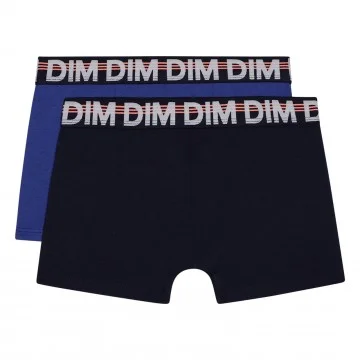 Set van 2 Boxers Jongens Katoen Stretch EcoDim Klassiek (Boksers) Dim chez FrenchMarket