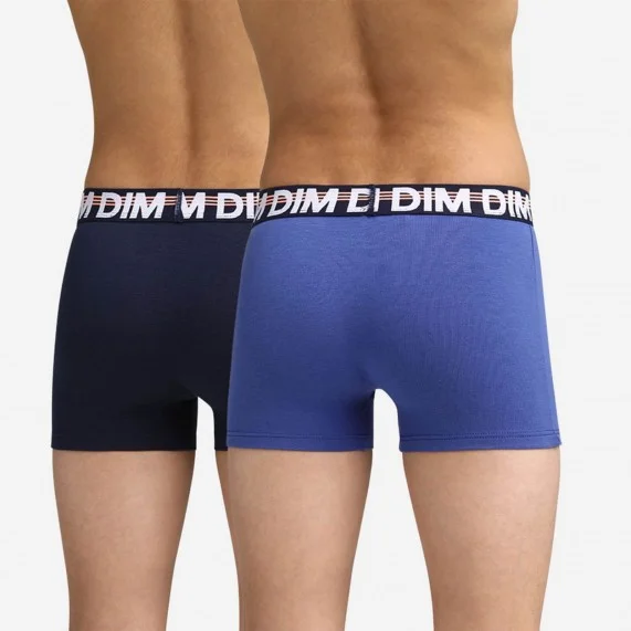 Lot de 2 Boxers Garçon Coton Stretch EcoDim Classic (Boxers) Dim chez FrenchMarket