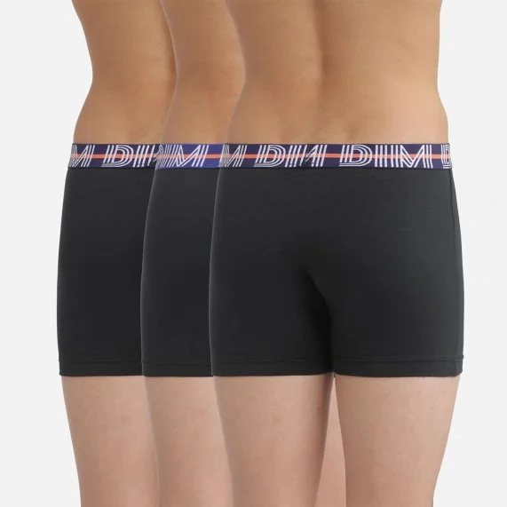 Lot de 3 Boxers Garçon Coton Stretch EcoDim Classic (Lot boxers Garçon) Dim chez FrenchMarket