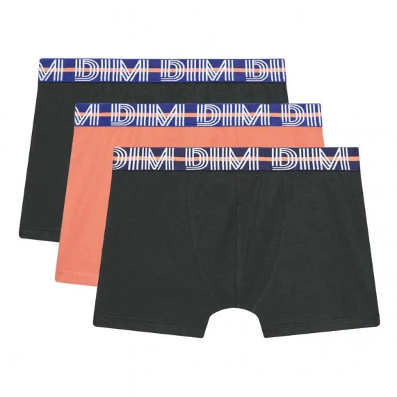 Lot de 3 Boxers Garçon Coton Stretch EcoDim Classic (Lot boxers Garçon) Dim chez FrenchMarket