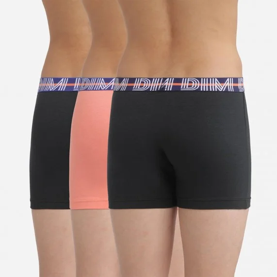 Lot de 3 Boxers Garçon Coton Stretch EcoDim Classic (Lot boxers Garçon) Dim chez FrenchMarket