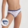 Set of 3 Girls' Fancy Cotton Stretch Panties "The Pockets (Panties) Dim on FrenchMarket