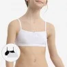 Lot de 2 Brassières Fille Basic Coton Stretch (Brassières et Soutiens-gorge) Dim chez FrenchMarket