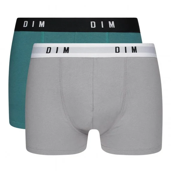 Set di 2 boxer da uomo in cotone stretch "Dim Originali" (Boxer) Dim chez FrenchMarket