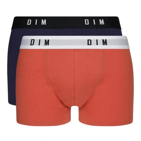 Set di 2 boxer da uomo in cotone stretch "Dim Originali" (Boxer) Dim chez FrenchMarket