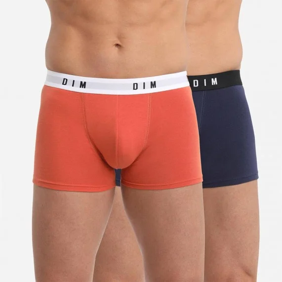 2er-Pack Boxershorts für Männer aus Baumwolle mit Stretch"Dim Originals" (Boxershorts) Dim auf FrenchMarket