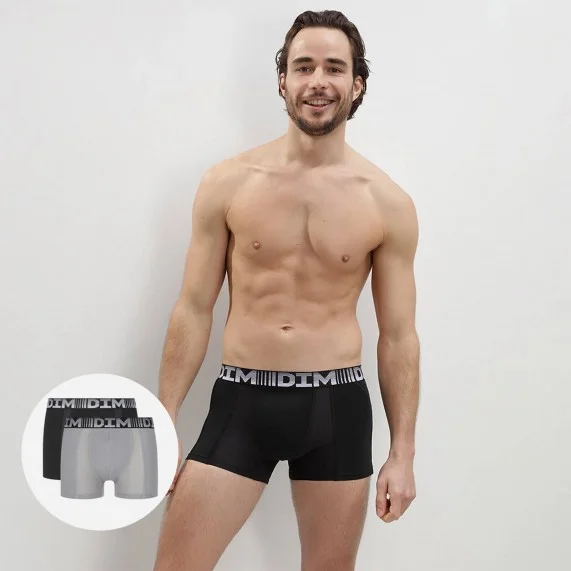 2er-Pack Herren-Boxershorts aus Baumwolle 3D Flex Air (Boxershorts für Männer) Dim auf FrenchMarket