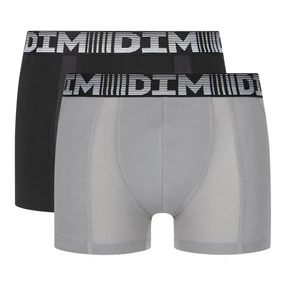 2er-Pack Herren-Boxershorts aus Baumwolle 3D Flex Air (Boxershorts für Männer) Dim auf FrenchMarket