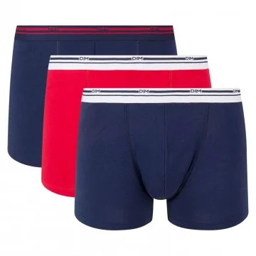 3er-Set Boxershorts für Herren aus Baumwolle Classic Colors (Boxershorts) Dim auf FrenchMarket