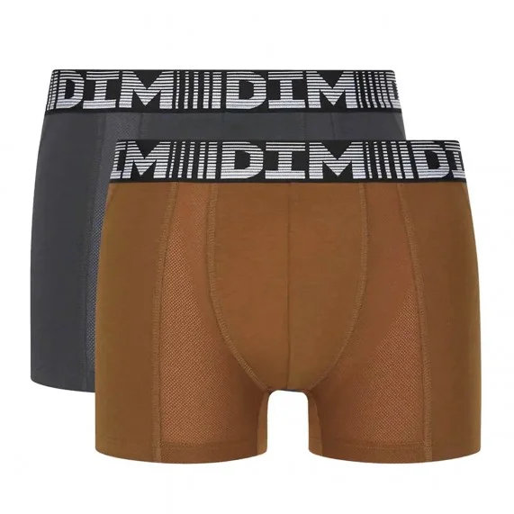 2er-Pack Herren-Boxershorts aus Baumwolle 3D Flex Air (Boxershorts für Männer) Dim auf FrenchMarket