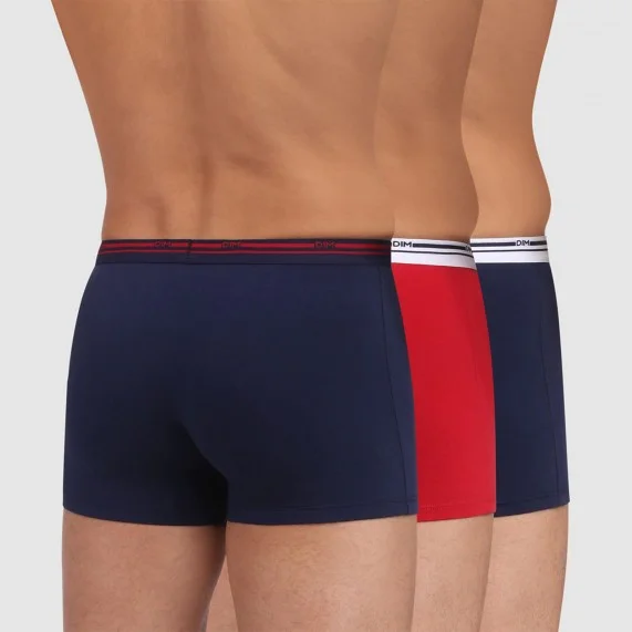 Set di 3 boxer in cotone "Classic Colors" per uomo (Boxer) Dim chez FrenchMarket