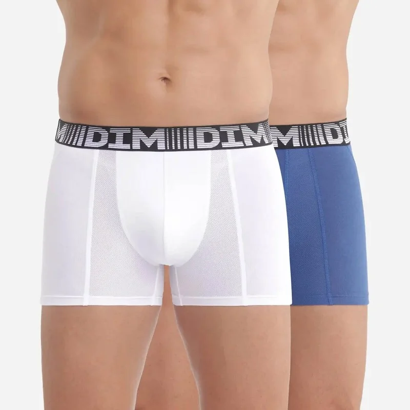 DIM 3D Flex Set of 2 Men s 3D Flex Air Cotton Boxers French Market