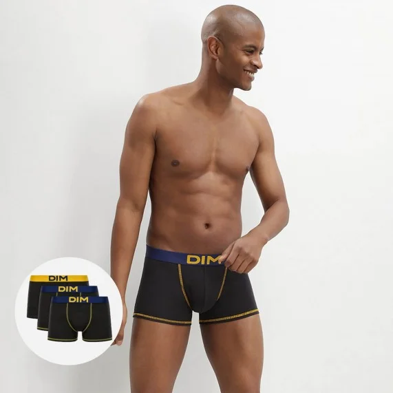 Lot de 3 Boxers Homme Mix & Colors (Boxers) Dim chez FrenchMarket