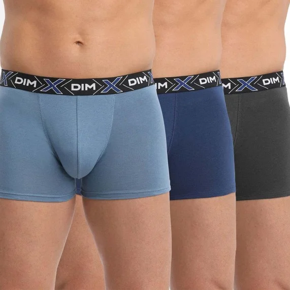 Lot de 3 Boxers Homme Coton X-Temp (Boxers) Dim chez FrenchMarket