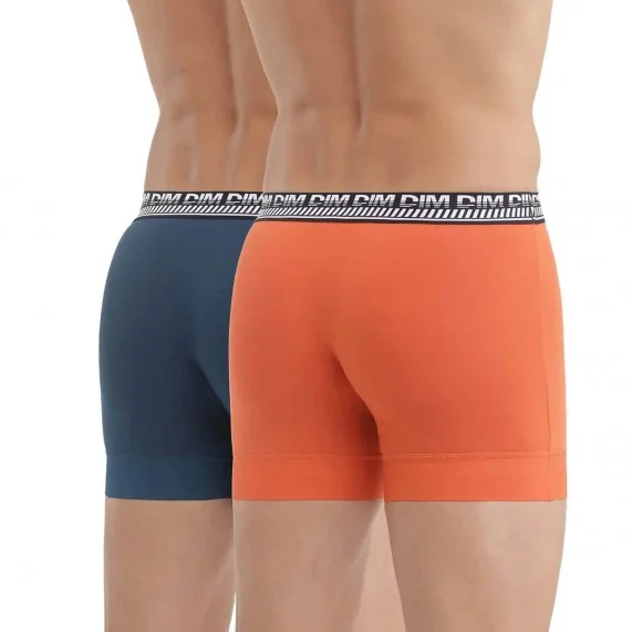 Juego de 2 bóxers de algodón "Stay & Fit" para hombre (Calzoncillos para hombre) Dim chez FrenchMarket