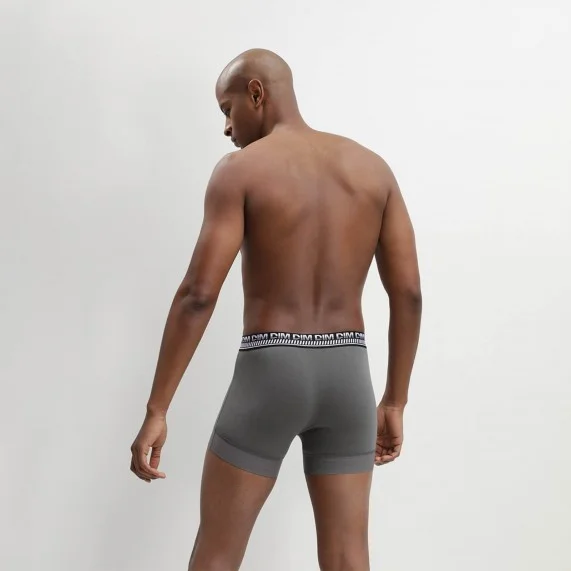 Juego de 2 bóxers de algodón "Stay & Fit" para hombre (Calzoncillos para hombre) Dim chez FrenchMarket