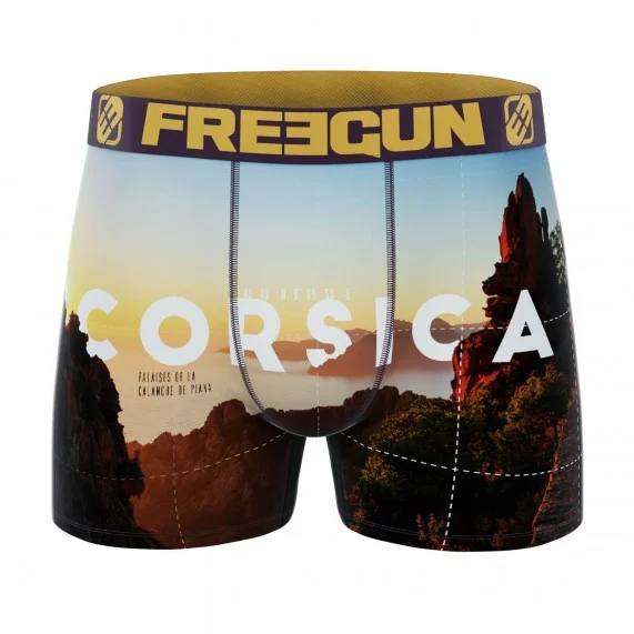 Boxer Homme Microfibre "La Corse" (Boxers Homme) Freegun chez FrenchMarket