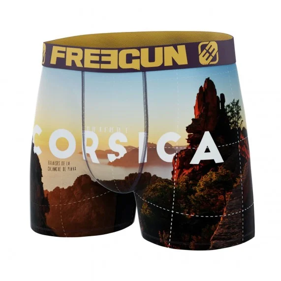 Boxer da uomo in microfibra "La Corse (Boxer) Freegun chez FrenchMarket