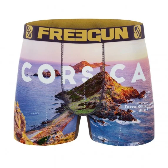 Heren Microfiber Boxer "La Corse (Boksers) Freegun chez FrenchMarket