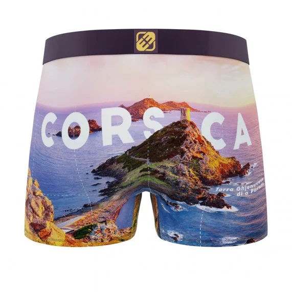 Heren Microfiber Boxer "La Corse (Boksers) Freegun chez FrenchMarket