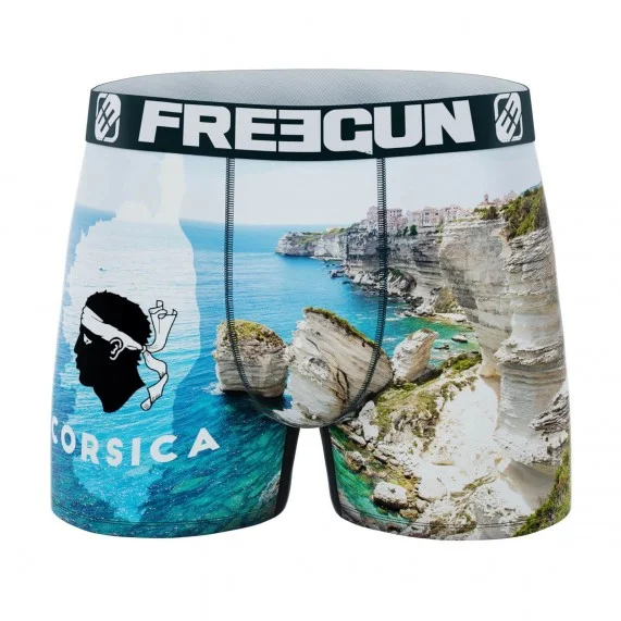 Boxer da uomo in microfibra "La Corse (Boxer) Freegun chez FrenchMarket