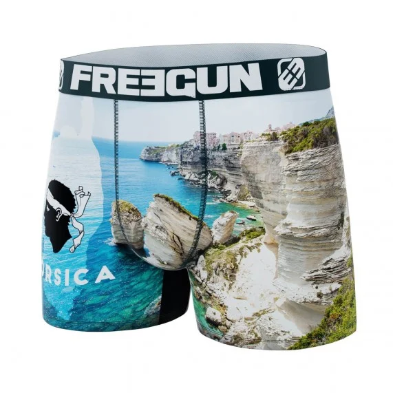 Men's Microfiber Boxer "La Corse (Boxers) Freegun on FrenchMarket