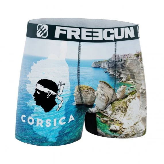 Boxer da uomo in microfibra "La Corse (Boxer) Freegun chez FrenchMarket