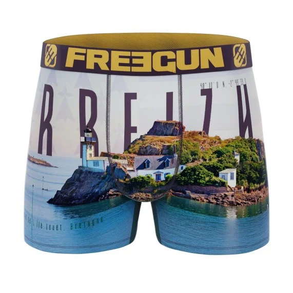 Boxer da uomo in microfibra "La Bretagne (Boxer) Freegun chez FrenchMarket