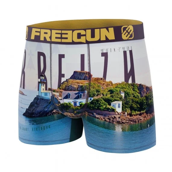 Boxer da uomo in microfibra "La Bretagne (Boxer) Freegun chez FrenchMarket