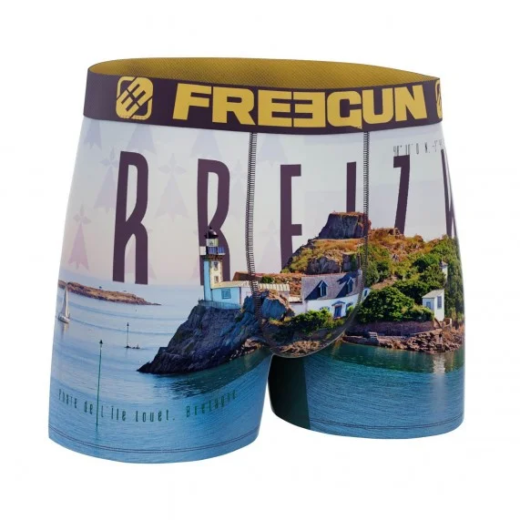 Boxer da uomo in microfibra "La Bretagne (Boxer) Freegun chez FrenchMarket