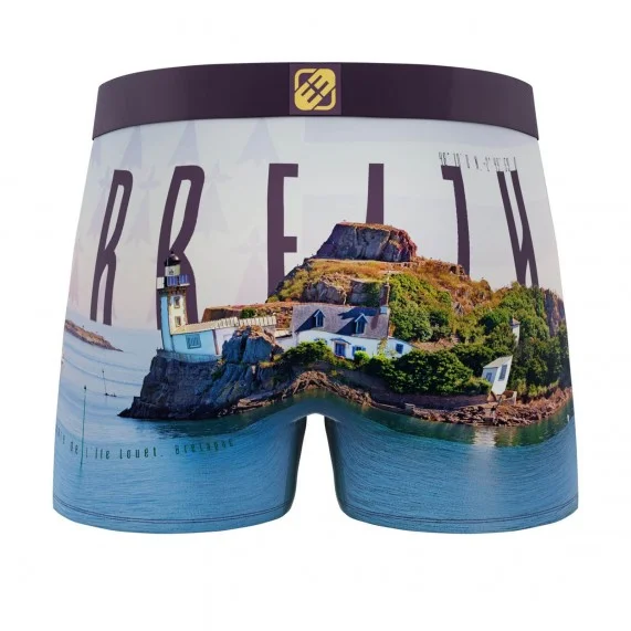 Boxer da uomo in microfibra "La Bretagne (Boxer) Freegun chez FrenchMarket