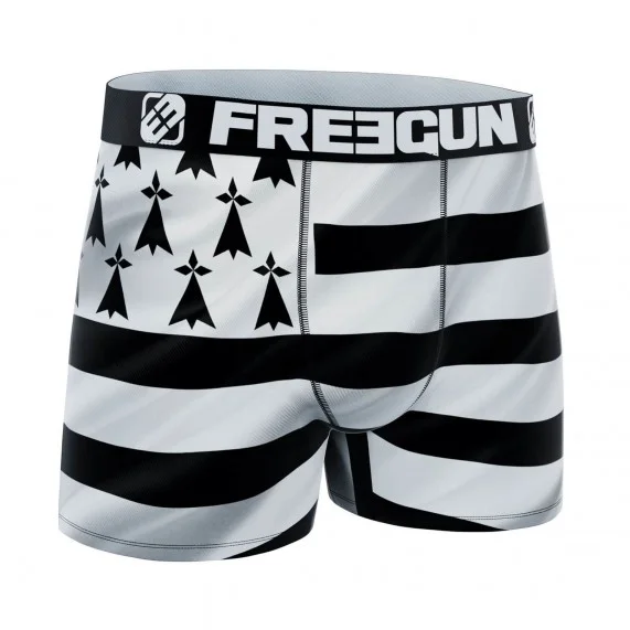 Boxer Homme Microfibre "La Bretagne" (Boxers Homme) Freegun chez FrenchMarket