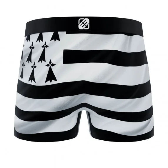 Boxer Homme Microfibre "La Bretagne" (Boxers Homme) Freegun chez FrenchMarket