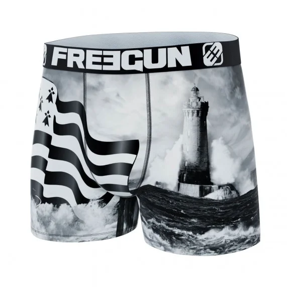 Men's Microfiber Boxer "La Bretagne (Boxers) Freegun on FrenchMarket