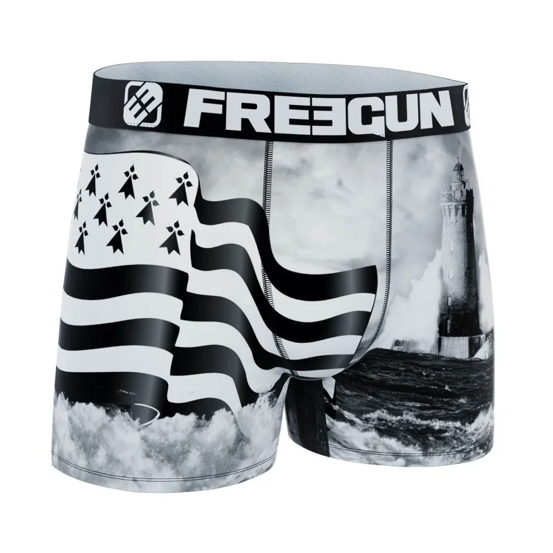 FREEGUN Nos Regions Boxer Homme Microfibre La Bretagne