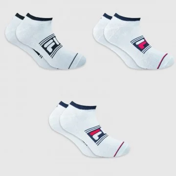 Lot de 3 Paires de Chaussettes Tiges Courtes (Chaussettes de sport) Fila chez FrenchMarket