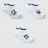 Lot de 3 Paires de Chaussettes Tiges Courtes (Chaussettes de sport) Fila chez FrenchMarket