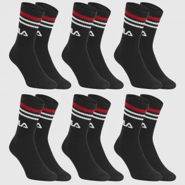 6 Paar Sportsocken Crew Stripe (Sport) Fila auf FrenchMarket