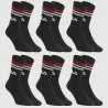 6 Paar Sportsocken Crew Stripe (Sport) Fila auf FrenchMarket