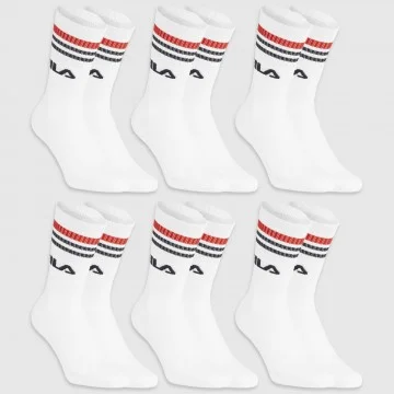 6 Paar Sportsocken Crew Stripe (Sport) Fila auf FrenchMarket