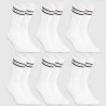 6 Paar Sportsocken Crew 3 Stripe (Sport) Fila auf FrenchMarket