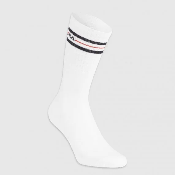 6 Paar Sportsocken Crew 3 Stripe (Sport) Fila auf FrenchMarket