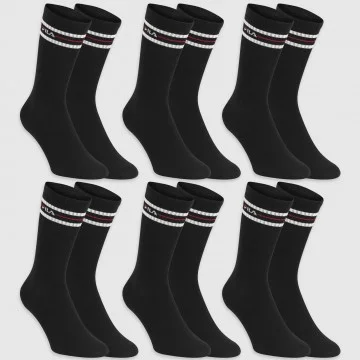 Pack of 6 pairs Crew 3...