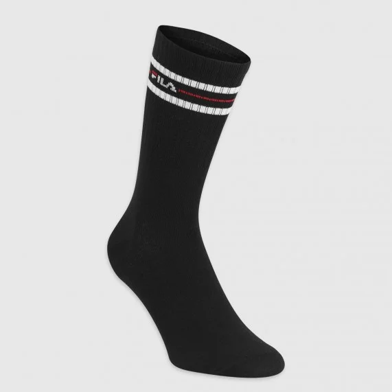 6 Paar Sportsocken Crew 3 Stripe (Sport) Fila auf FrenchMarket