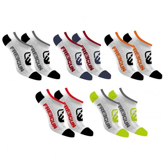 5 Pairs of Short Socks (Sports socks) Freegun on FrenchMarket