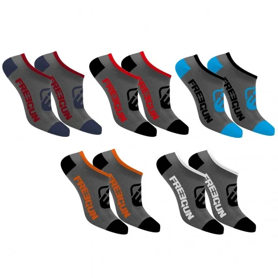 5 Paar Socken mit kurzem Schaft (Sport) Freegun auf FrenchMarket